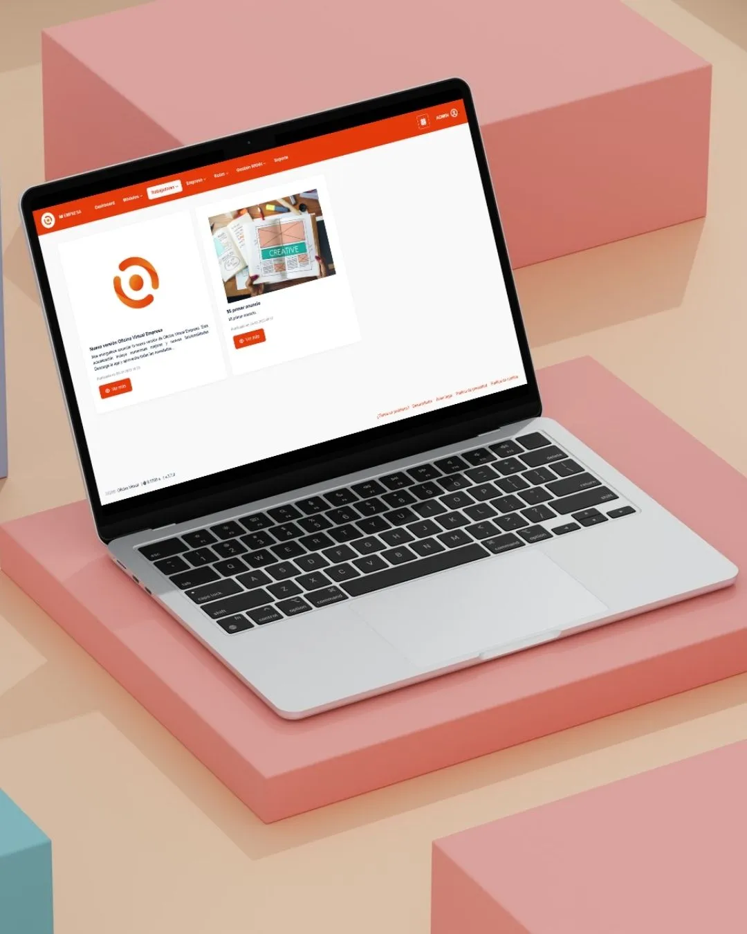 Tablón de anuncios de OVE con los comunicados publicados