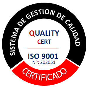 Certificado UNE-EN ISO 9001:2015 emitido por Quality Cert